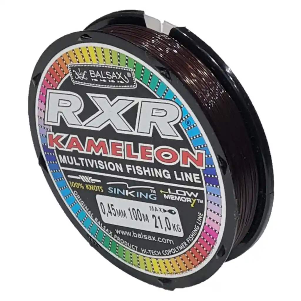 Nylon Pesca Balsax Rxr Kamele 0,45mm 100mt 21kg Dark Rubin Sinking