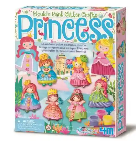 4m Moldea Y Pinta Princesas