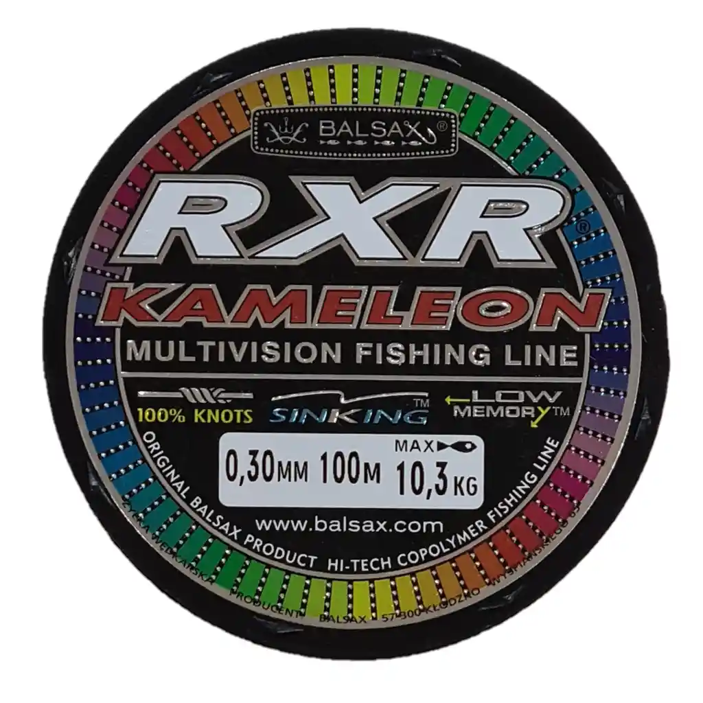 Nylon Pesca Balsax Rxr Kamele 0,30mm 100mt 10kg Dark Rubin Sinking