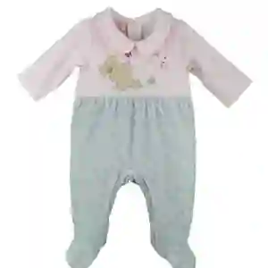 Enterito De Plush Bebé Niña Conejo 3-6m
