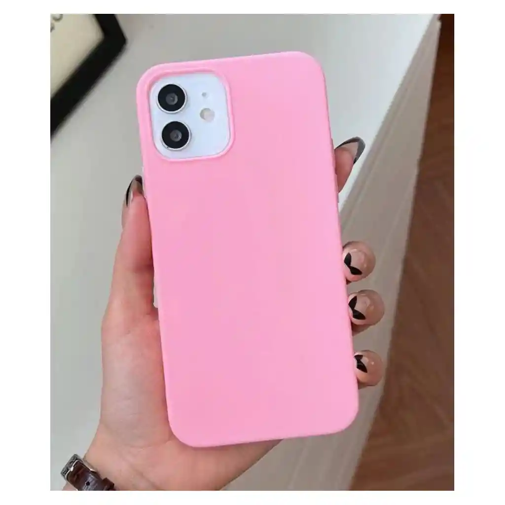 Carcasa Para Iphone 12 12 Pro Color Rosado