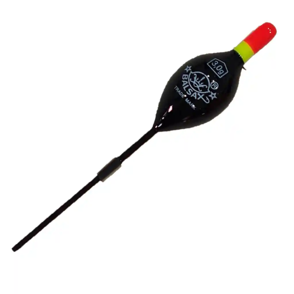 Flotador Balsax Salva 3grs 9cms Negro Madera Balsa