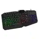 Teclado Gamer Monster Usb 2.0 Alámbrico Rgb