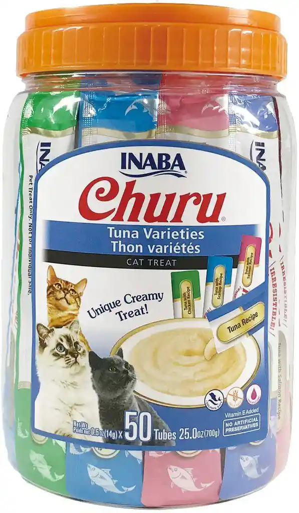 Churu Frasco Variedades Atun Para Gatos