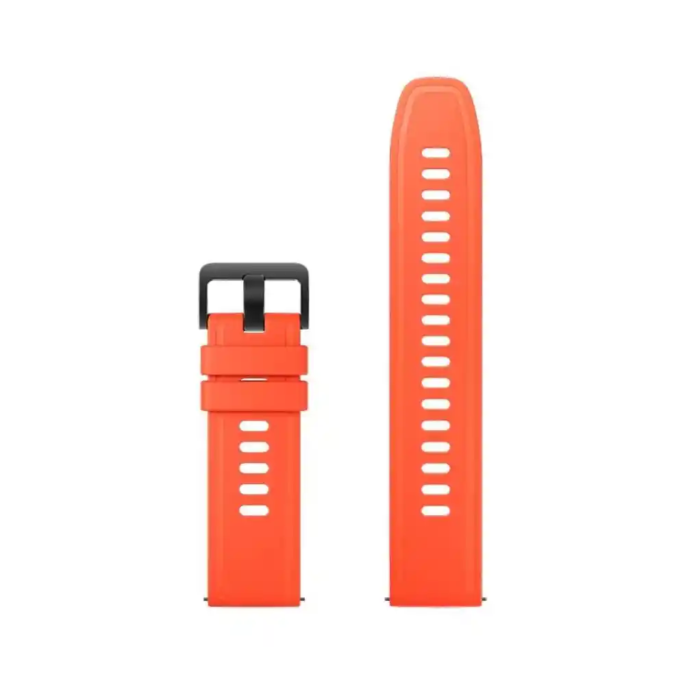 Correa De Silicona Original Para Xiaomi Watch S1 Active Naranja