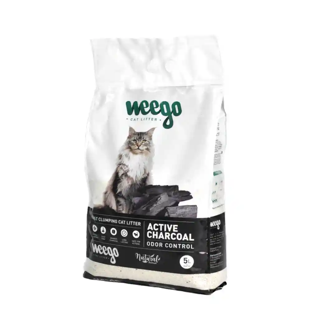 Arena Aglomerante Weego Carbón Activo Gatos 13kg