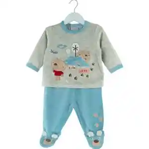 Traje De 2 Piezas Bear Gris 0-3m