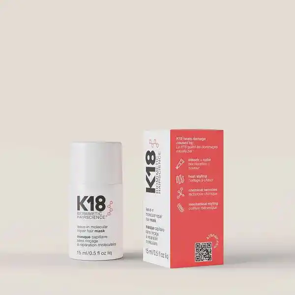 K18 Hair Leave-in Mascarilla Molecular Reparadora 15 Ml