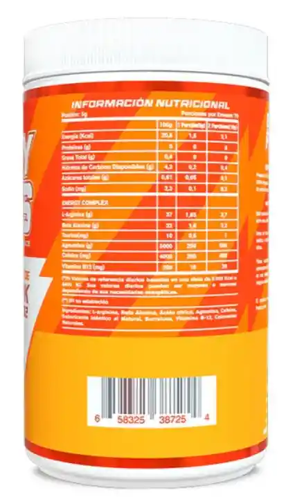 Energy Focus Pre-work 70 Serv Sabor Orange