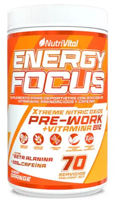 Energy Focus Pre-work 70 Serv Sabor Orange