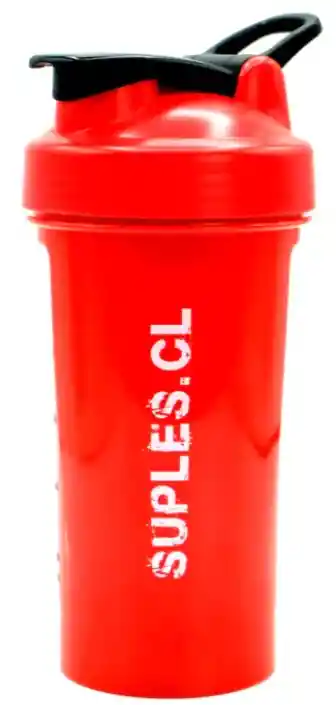 Shaker Rojo 500 Ml - Letras Blancas