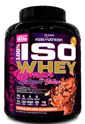 Iso Whey Woman 5lbs Sabor Chocolate Con Almendras