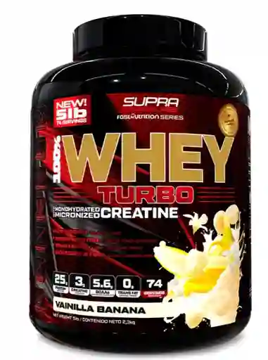 100% Whey Turbo 5 Lbs Sabor Vainilla Banana