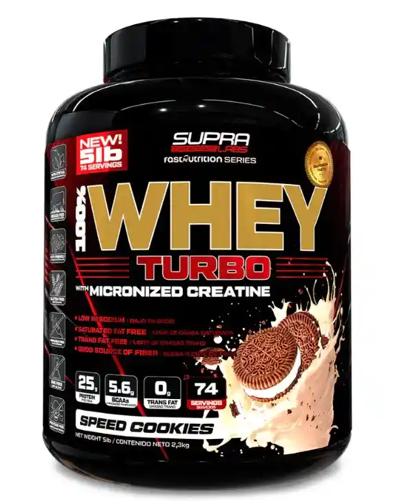 100% Whey Turbo 5 Lbs Sabor Speed Cookies