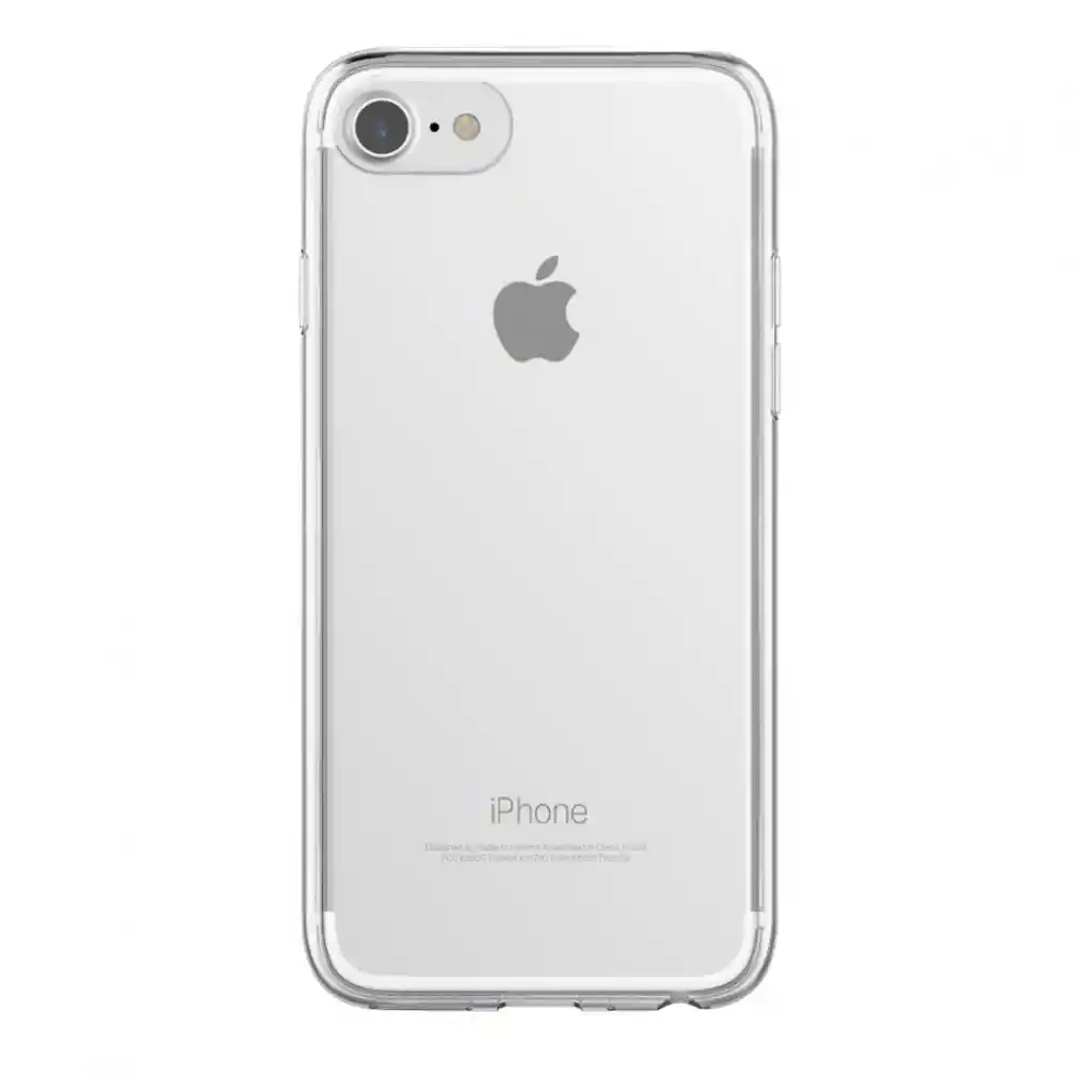 Carcasa Para Iphone 7 8 Plus Transparente Con Bordes Reforzados