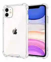 Carcasa Para Iphone 12 12 Pro Transparente Con Borde Reforzados