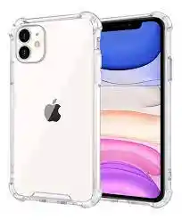 Carcasa Para Iphone 12 12 Pro Transparente Con Borde Reforzados