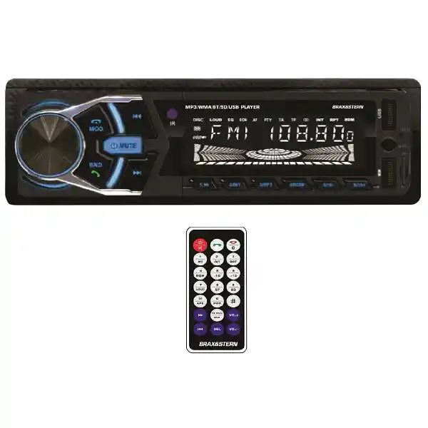 Radio Auto 1 Din Bluetooth Usb Aux Mp3 Sd Cm1203ma