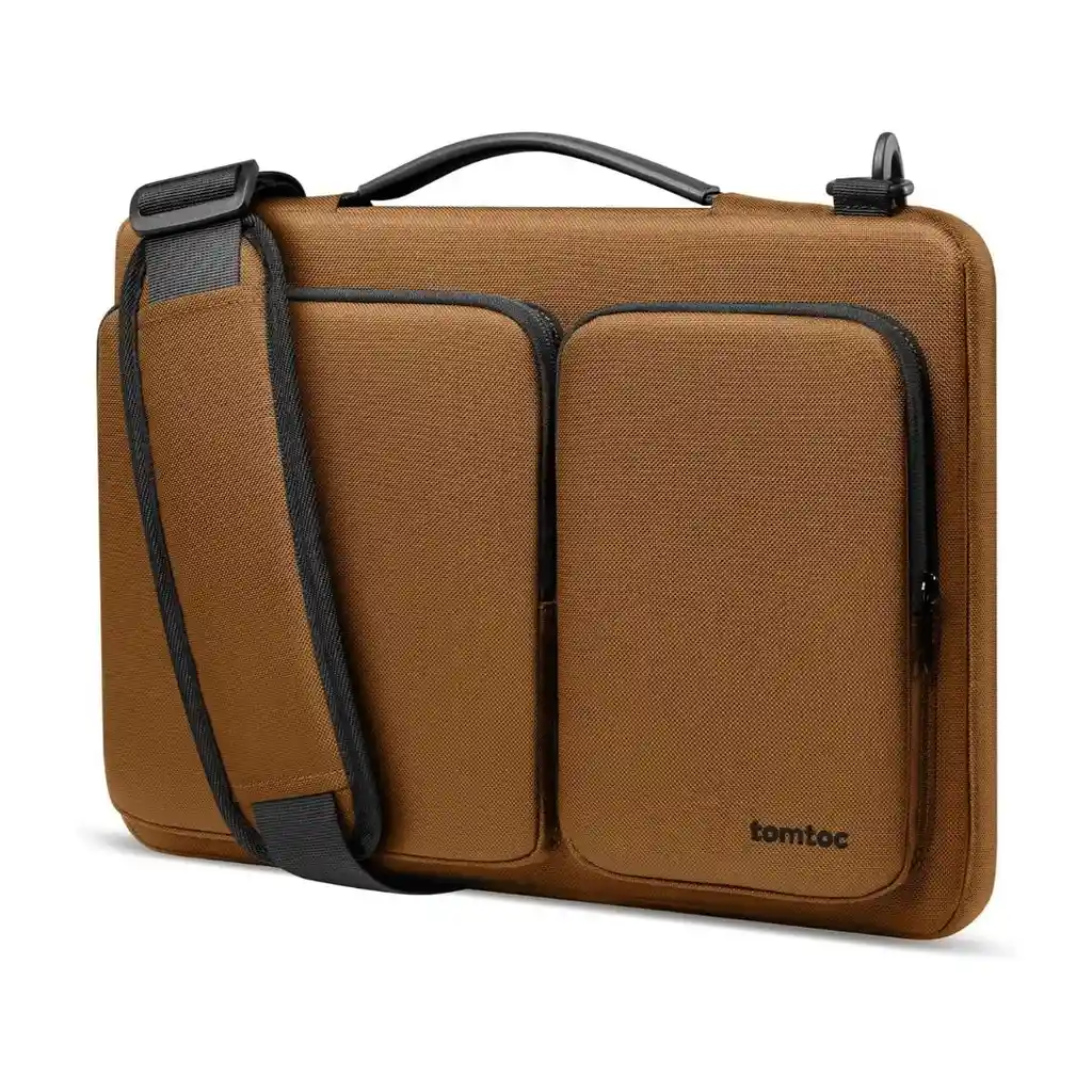 Tomtoc Bolso De Hombro A42 Para Notebook/macbook 16" - Marrón