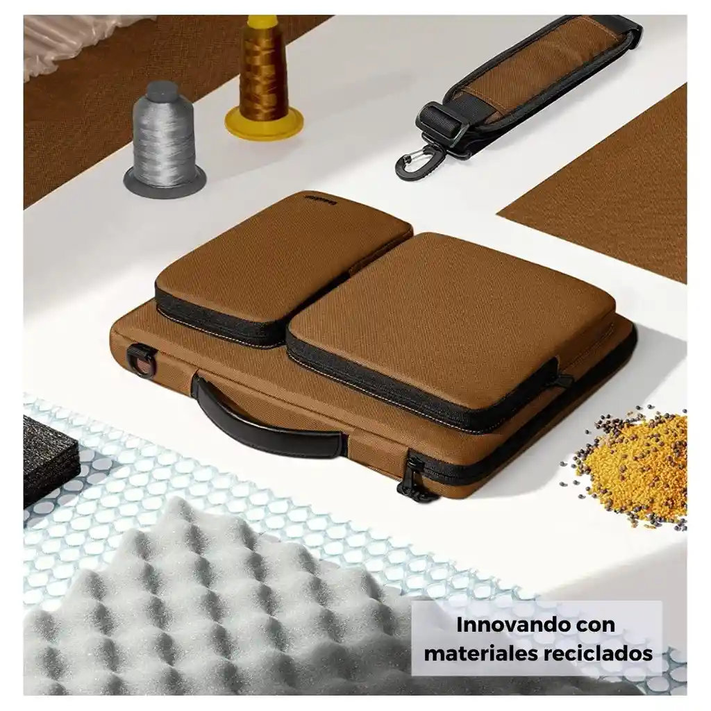 Tomtoc Bolso De Hombro A42 Para Notebook/macbook 16" - Marrón