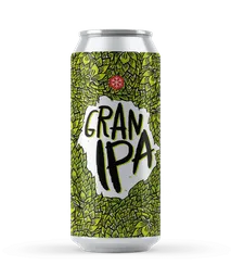 Cerveza Artesanal Granizo Gran Ipa 7,5° En Lata 473cc