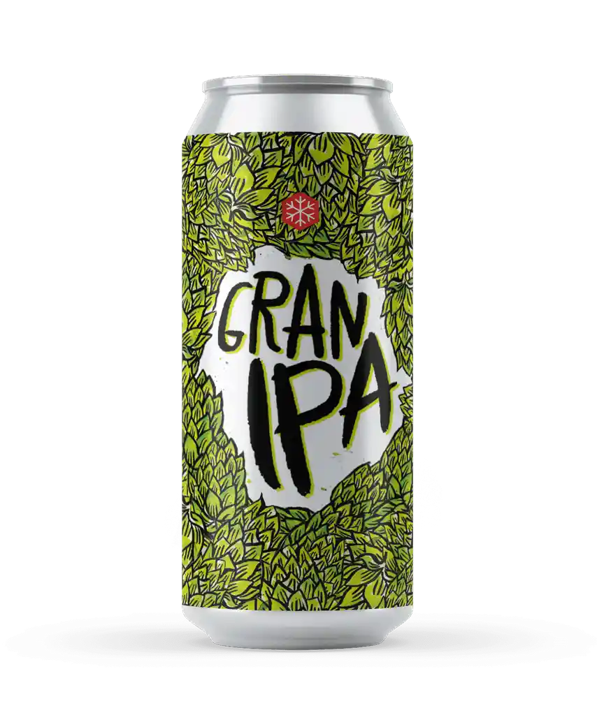 Cerveza Artesanal Granizo Gran Ipa 7,5° En Lata 473cc