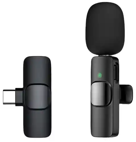 Microfono Inalambrico Para Celular Para iPhone O Conexion Tipo C 