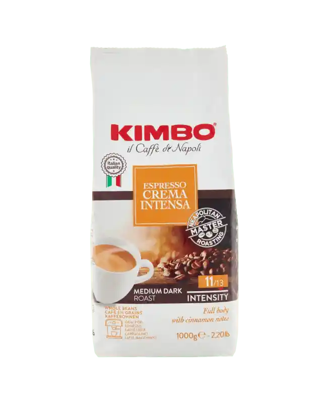 Café En Grano Kimbo Espresso Crema Intensa 1kg.