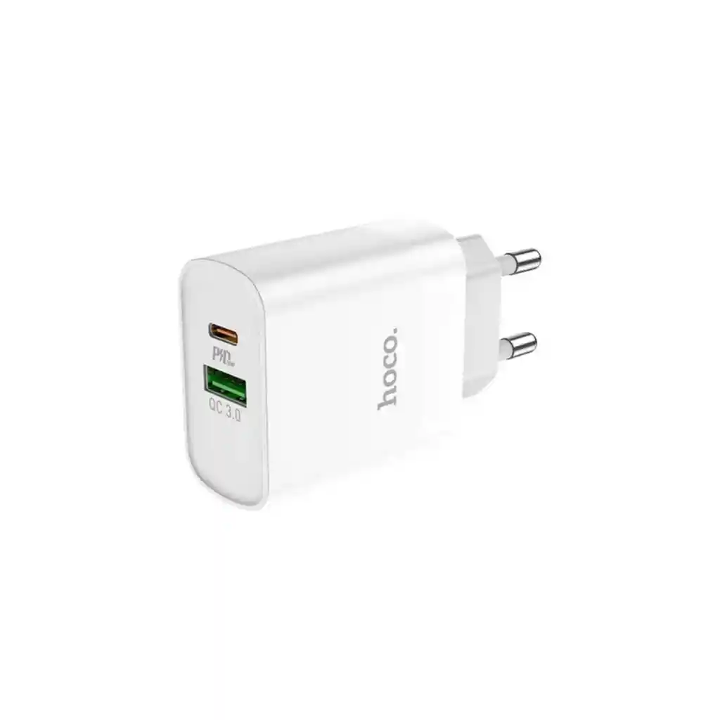 Cargador Dual Usb 20w Usb C/usb A Sin Cable