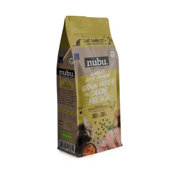 Nubu Alimento Gato Cat Complete 2 Kilos