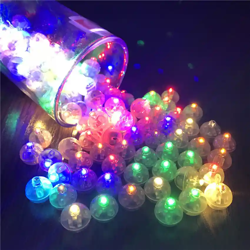 Luces Globo Led Color Multicolor 10unds