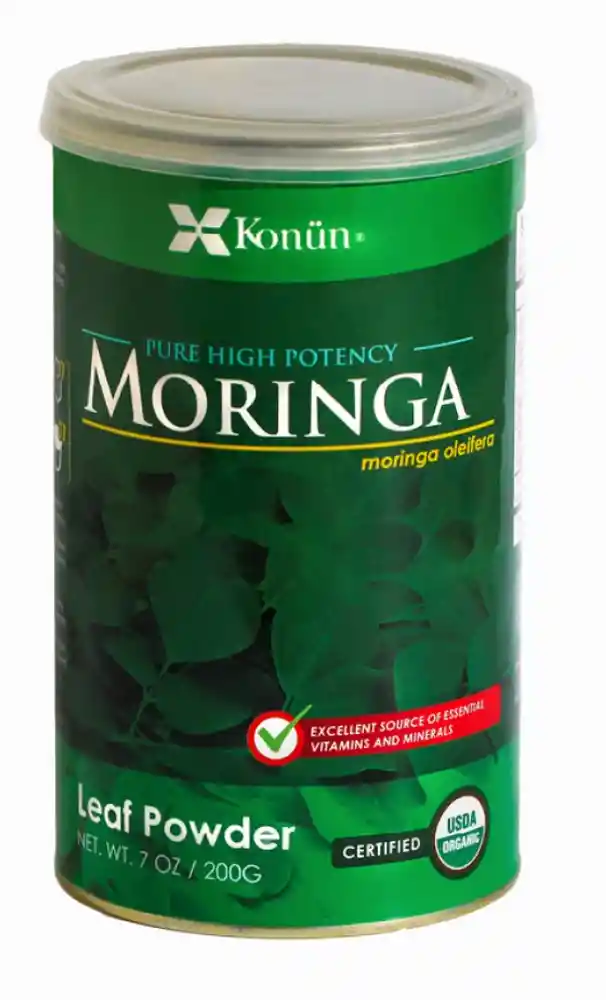 Konun · Moringa En Polvo Alta Potencia (orgánico) 200g - Pure High Potency