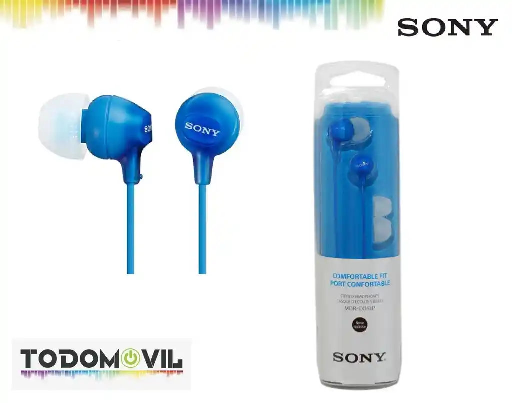 Audifonos Sony Ex15lp Azul