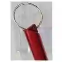 Silbato Aluminio Scout Vigilante Guardia 8grs Rojo Con Llavero