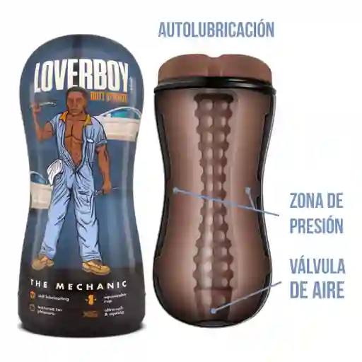 Masturbador Autolubricante Loverboy - The Mechanic