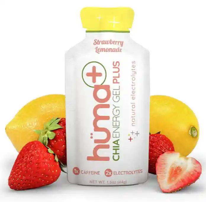 Hüma Chia Energy Gel Plus 44g Sabor Strawberry Lemonade 1xcaffeine