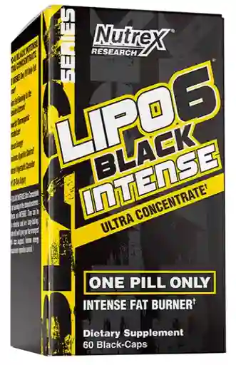 Quemador Lipo 6 Black Intense 60 Caps