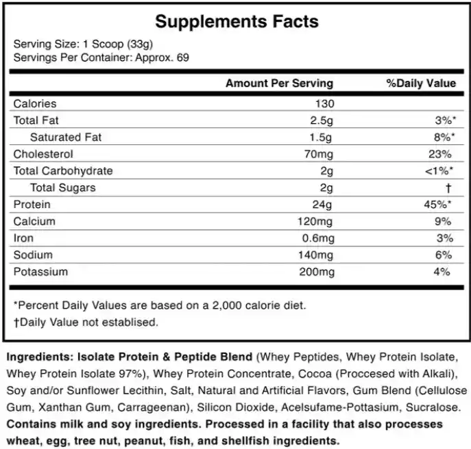 Nitrotech Whey Gold 5.03lbs Sabor Double Rich Chocolate