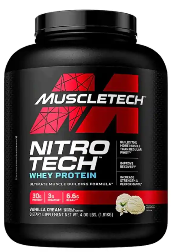 Nitro Tech Proteína Sabor Vainilla