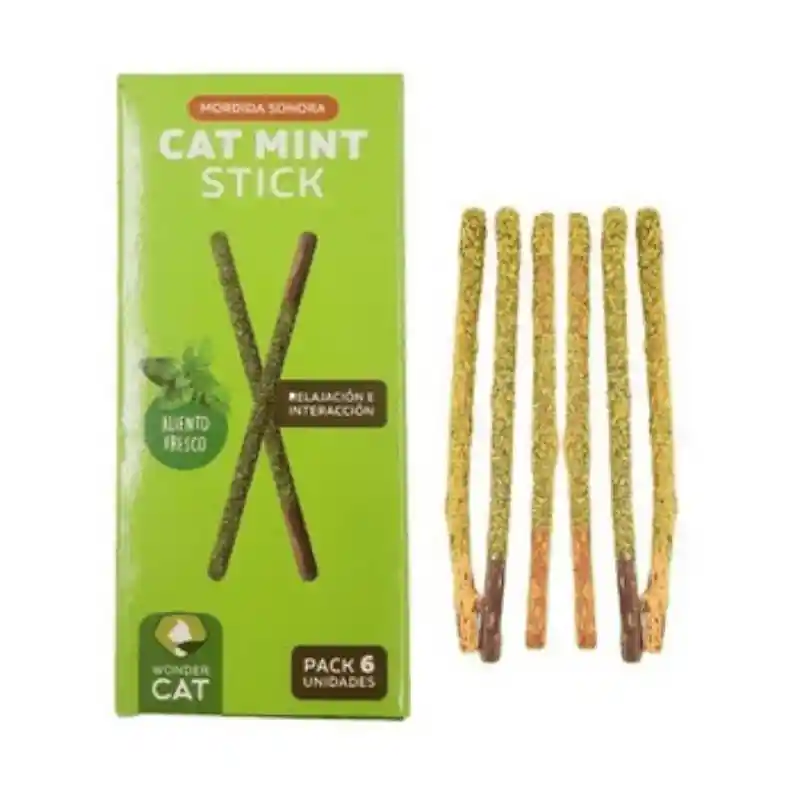 Varas De Catnip Con Menta. 6 Un.