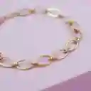 Pulsera Navette Oro 18k Amarillo