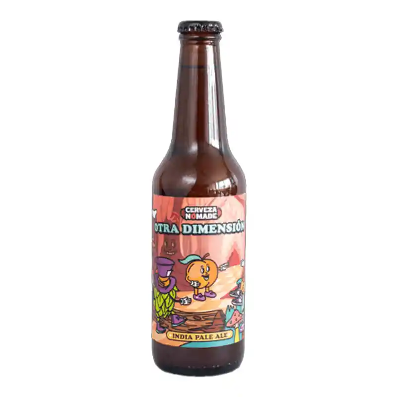 6 Cerveza Artesanal Nomade Otra Dimension Ipa 5,7° Botellin 330cc