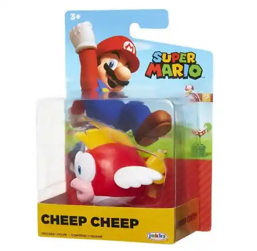 Jakks Super Mario Figura 2.5" Cheep-cheep