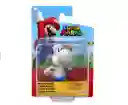 Jakks Super Mario Figura 2.5" Yoshi Blanco