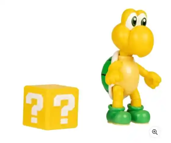 Nintendo Super Mario Figura Koopa Con Bloque Interrogación