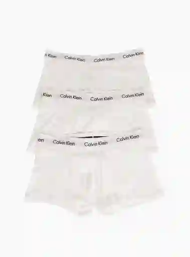 Calvin Klein Pack Bóxer Blanco Talla M NB2614TT