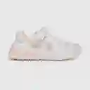 Zapatillas Deportiva Estampada Flores Blanco/Rosado T.31 Colloky