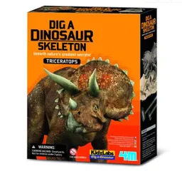 4m Kidzlabs Excava Dinosaurio Triceratops