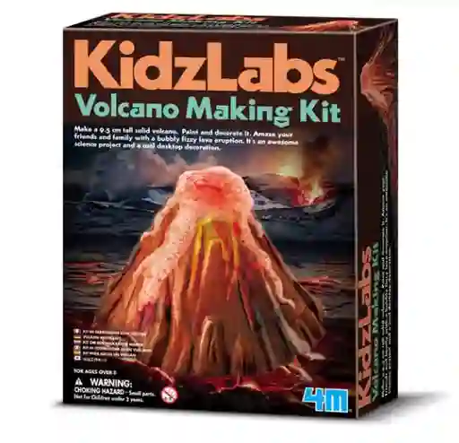 4m Kidzlabs Moldea Y Pinta Volcán