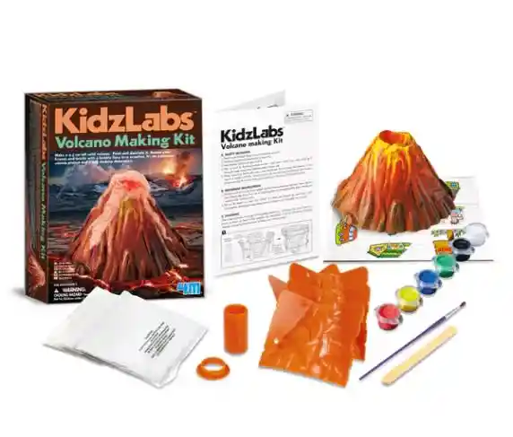 4m Kidzlabs Moldea Y Pinta Volcán